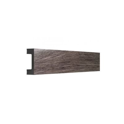 Молдинг 15х40х2600 мм, МЛ18 Дуб Давос, XPS полимер, Bello Deco