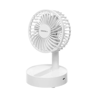 Вентилятор настольный Centek CT-5044 аккум. 1800мАч,4Вт,10см, USB 