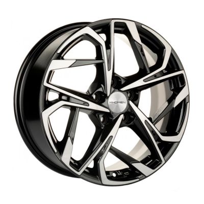 Диск литой KHOMEN 1716 7,0Jx17 5/114,3 ET50 D67,1 BLACK FP (черный с полировкой), арт. KHW102837