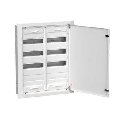 TITAN 5 Корпус металлический ЩРв-96 (2х48) 755х625х130мм IP31 белый (одна дверь) IEK (TI5-50-V-2X048-31)
