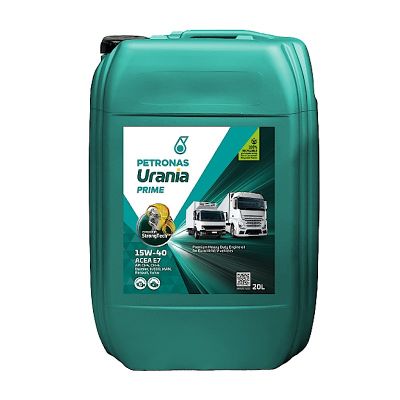 Масло моторное PETRONAS Urania Prime (ACEA E7) SAE 15W40, 20 л, API CI-4/CH-4, минеральное, (двиг. дизельный), (88018R41EU) (замена 71599RK1EU)