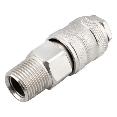Коннектор  (3/4", BSE1-3SM)  быстросъемный, с наружней резьбой ("SKYWAY") соединитель для пневмоинструмента быстроразъемный