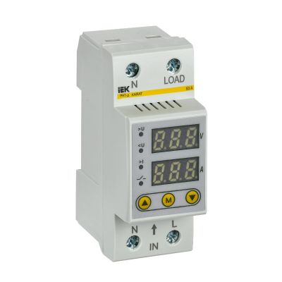 Реле напряжения и тока РНТ-д однофазное 36мм 63А IEK (IVC21-1-63)