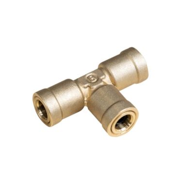 Фитинг трубок тройник (8 мм.) (латунь) ("BOSHITE") K9540080808 (OEM: 9540 8-C) металл