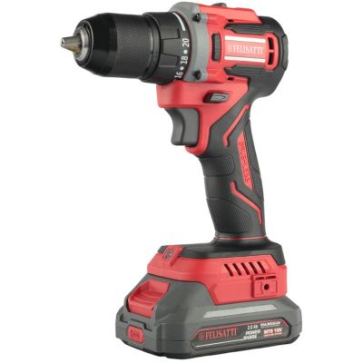 Дрель-шуруповерт аккум. бесщеточный  FELISATTI HD FT1610 18V (18В/2.0Ач, 60Нм)  Фелисати