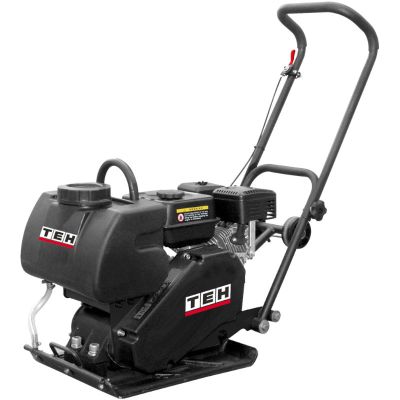 Виброплита бензиновая TEH TPC80WLC c баком для воды,  двигатель  Loncin G200F