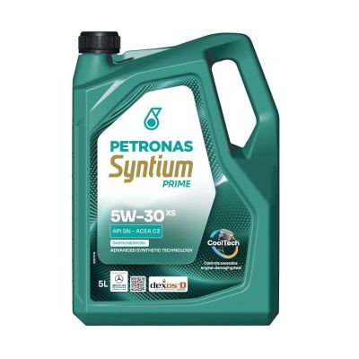 Масло моторное PETRONAS SYNTIUM PRIME XS SAE 5W30, 5 л, синтетическое, (двиг. бензиновый, дизельный), (71235M12EU), замена 70956M12EU
