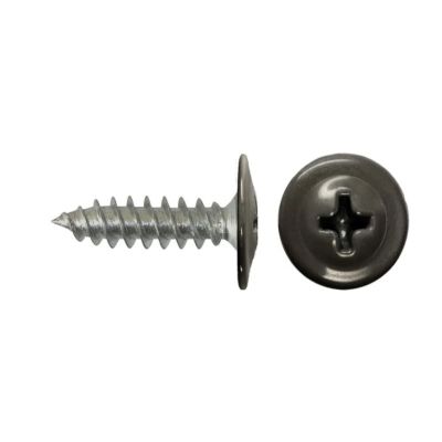 WSЕ Саморезы окраш.  RAL 7024   с пресшайб.  4,2*25   уп.-250 шт.