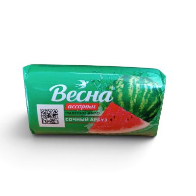 Мыло туалетное "Весна ассорти" 90гр. "Сочный арбуз"
