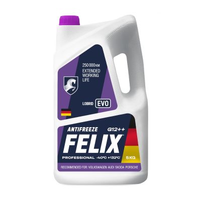 Антифриз FELIX EVO (G12++) фиолетовый 5кг (вес брутто)  (ООО"Тосол-Синтез", г.Дзержинск)