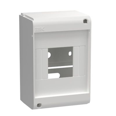 UNION Mini Корпус пластиковый КМПн-4 IP20 без двери белый IEK (UIM-KP71-N-04-20-K01)