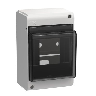UNION Mini Корпус пластиковый КМПн-4 IP30 белый с крышкой  IEK (UIM-KP72-N-04-20-K01)