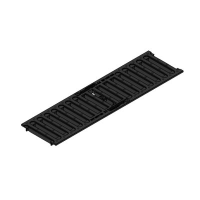 Решетка водоприемная пластиковая, DN100, L=500 мм, щелевая, "PolyMax Basic", Standartpark, арт. 208019