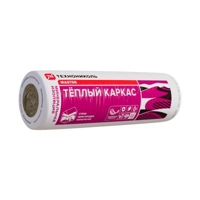 УТЕПЛИТЕЛЬ "Технониколь" 37 PN Теплый каркас 1х6000*1200*100мм (0,732м3/7,32м2) 15кг/м3