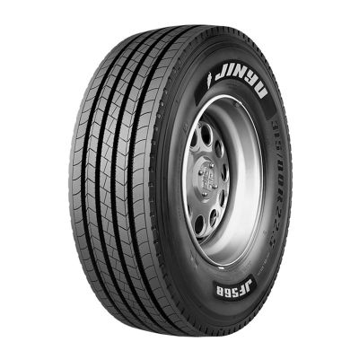 Шина 315/80R22,5 Jinyu JF 568, нс20, 156/153L, б/к, рулевая, M+S, (Джинью), Вьетнам, (3PMSF)