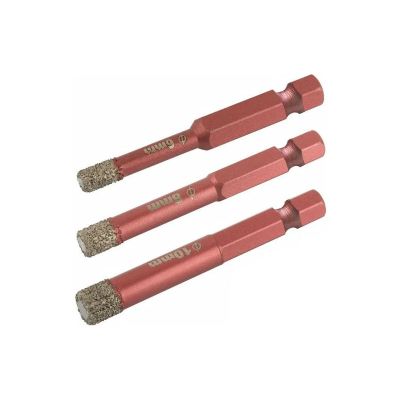 Набор коронок алмазных универсальных, шестигранный хвостовик 1/4", 6/8/10 x 10 х 67 мм, CUTOP Special 70-852