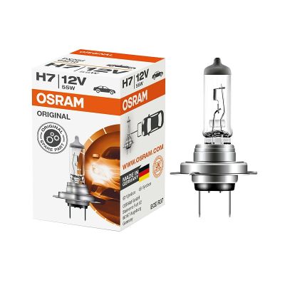 ЛАМПА Н7 (АКГ12-55) ФАРНАЯ "OSRAM" 64210, 12В