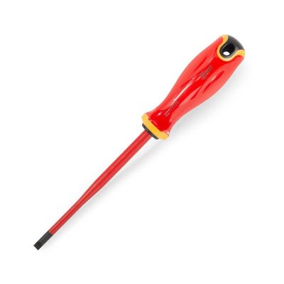 Отвертка диэлектрическая шлицевая SL5.5x125 СЛИМ (КВТ) 103004