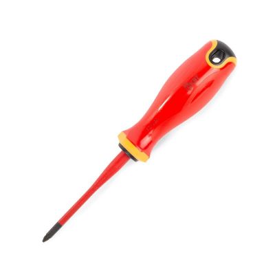 Отвертка диэлектрическая PZ1x80 серия СЛИМ (КВТ) 103009