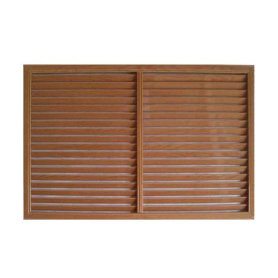 Решетка радиаторная ПВХ 0,6x1,2 м, бук темный