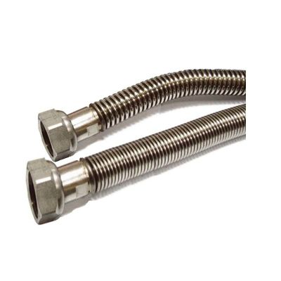 Подводка сильфонная для газа Overcon 1/2 '', гайка/гайка, 1,0 м, Россия