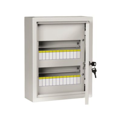Корпус металлический IEK ЩРн-24з серый TITAN IP31 395х310х120 (MKM14-N-24-31-Z)