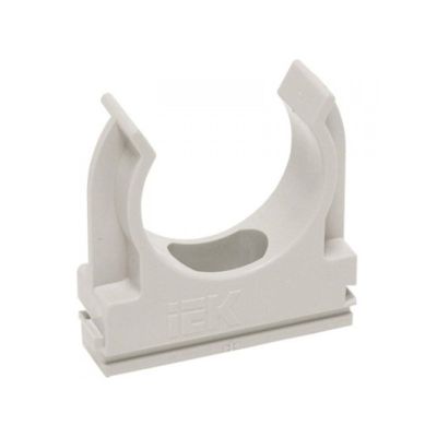 Держатель с защёлкой CF32 серый IEK (уп 50шт) (CTA10D-CF32-K41-050)