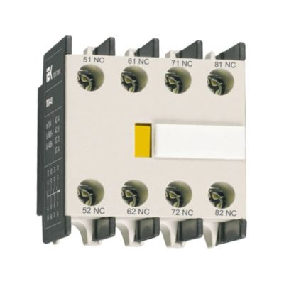 Приставка ПКИ-40 дополнительные контакты 4з IEK (KPK10-40)