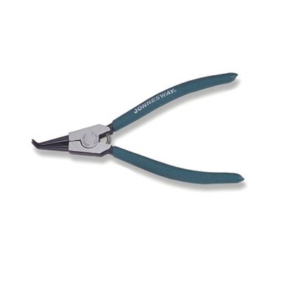 Щипцы для стопорных колец изогнутые - разжим  9"  32-80мм, Jonnesway AG010012