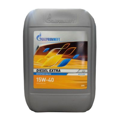 Масло моторное Gazpromneft Diesel Extra SAE 15W40, 20 л, API CF-4, минеральное, (двиг. турбодизельный)