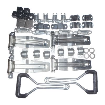 РЕМКОМПЛЕКТ ЗАПОРОВ ЗАДНИХ ДВЕРЕЙ Фургон Г-3302 ( фурнитура полн.комп.)