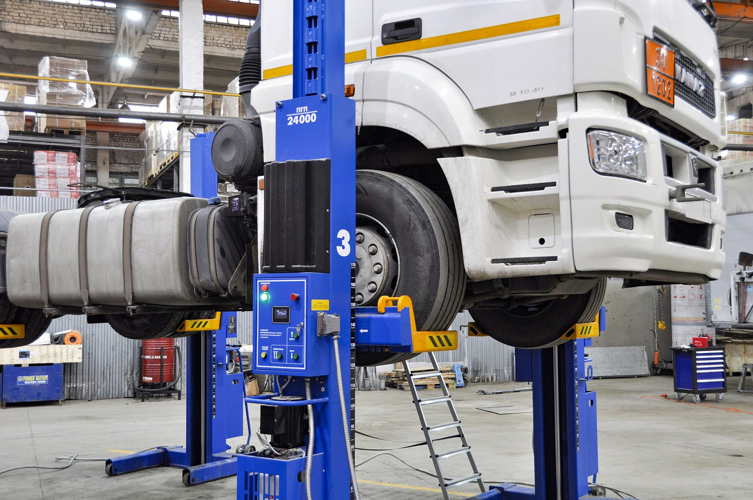 Открытие новой станции технического обслуживания коммерческого транспорта