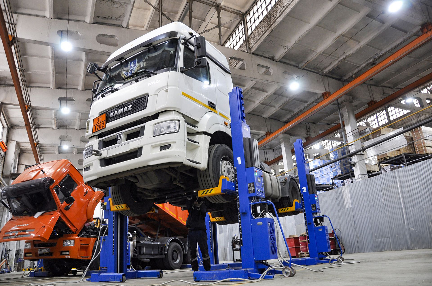 Открытие новой станции технического обслуживания коммерческого транспорта