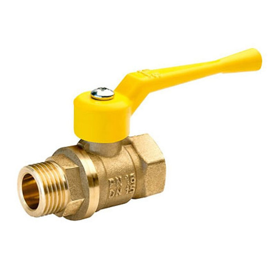 Кран шаровый 11б27п А11 газ рычаг вн/нар Ду-15 Ру-40 , г. Бологое