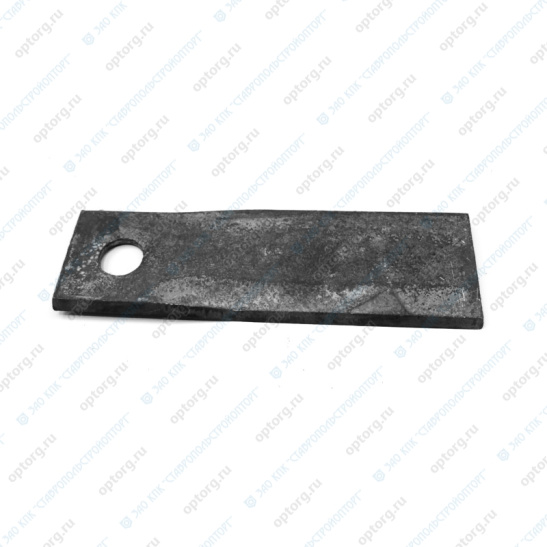КРН 29.438Б Нож длинный правый изогнутый (180х50х5) ротора косилки (03.404) КРН-2,1Б 