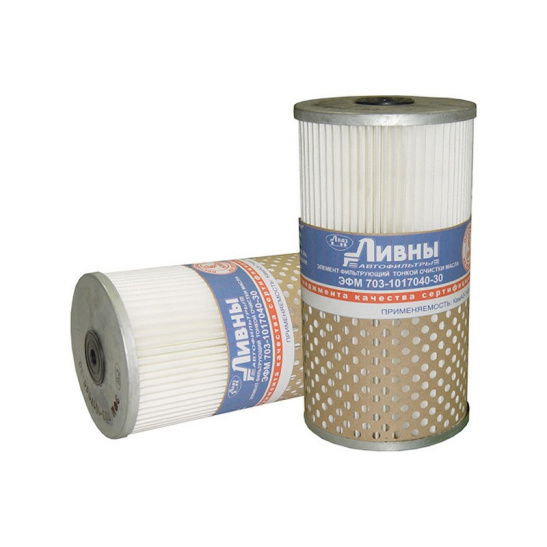ЭФМ 703-1017040-30 (бум.) Элемент фильтрующий тонкой очистки масла (бумага) ЕВРО ("ЛААЗ/Ливны") (7405-1017040, NF-1703K, ЕКО-209с, М5314, ЭФМ-305.120)