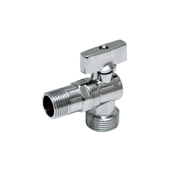 Кран шаровый STI для подключения с/т приборов бабочка нар/нар Ду-15х20 Ру-10 