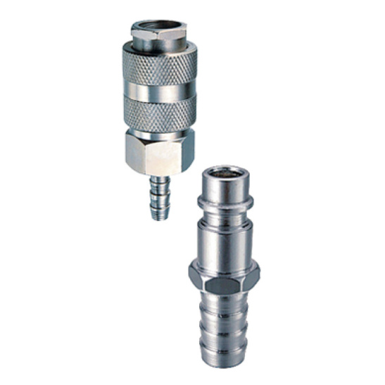 Разьемное соед.рапид (муфта) елочка 8 мм + (штуцер) 8 мм 2 обж.кольца 11*13 180421 В