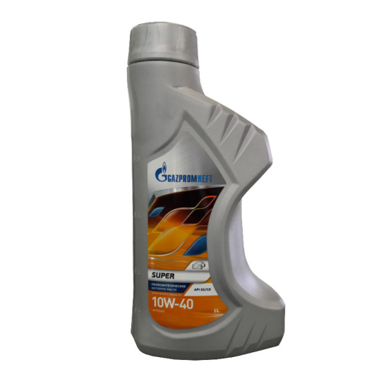 Масло моторное Gazpromneft Super SAE 10W40, 1 л, API SG/CD, полусинтетическое