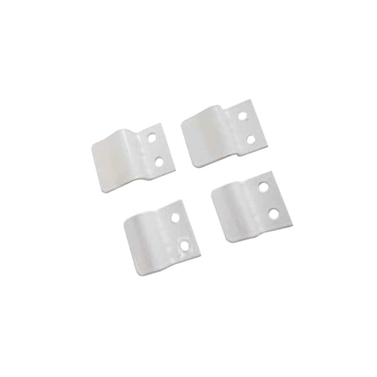 Крепление москитной сетки верхнее и нижнее полимер белый (комплект-4шт)