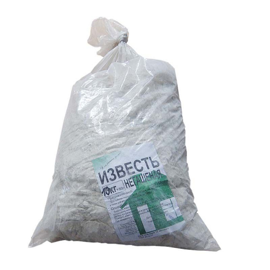 Известь негашеная Известняк, 10 кг, Россия