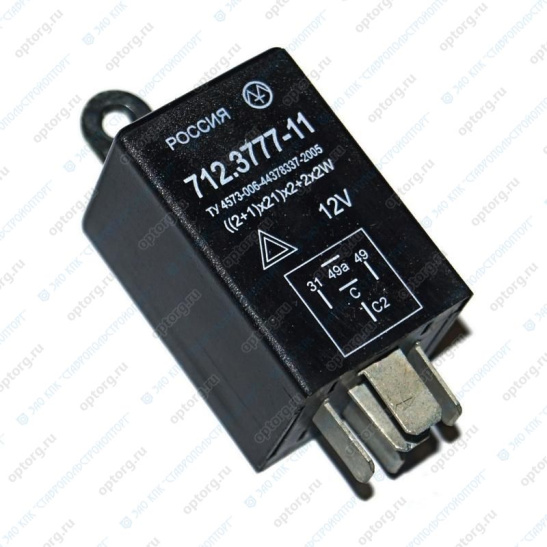 712.3777-11 РЕЛЕ ПОВОРОТОВ н/о 12 В (ЭРП-1)
