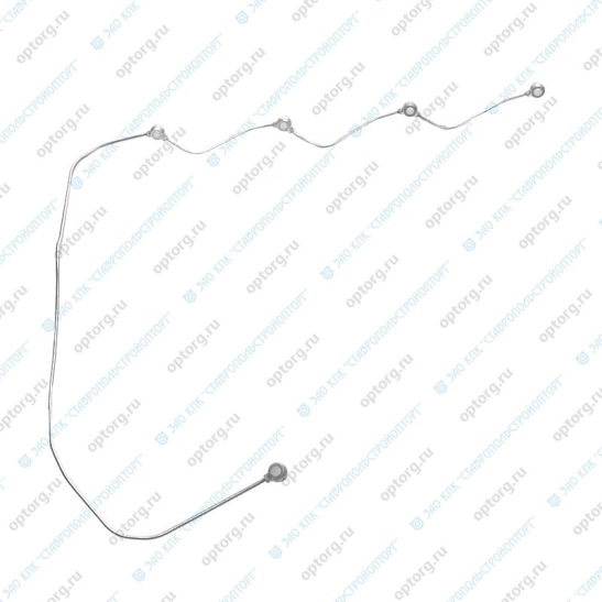 740.11-1104370-10 ТРУБКА ДРЕНАЖНАЯ ПРАВАЯ Евро ПАО КАМАЗ