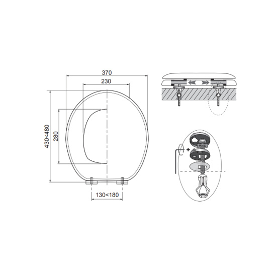 Сиденье для унитаза Рыбалка МДФ микролифт (арт. 20721599) (Виркэн)