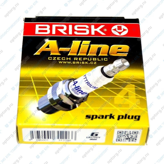 LR17YC(Y)-1 КОМПЛЕКТ СВЕЧЕЙ (4 шт.) "BRISK" ГАЗ (4216 двиг.), ВАЗ (инжект. 8-ми клап. 1,0 мм.) MATIZ