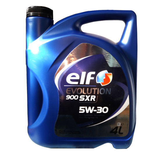 Масло моторное Elf Evolution 900 SXR, А5/В5, SAE 5W30, 4 л, API SL/CF, синтетическое