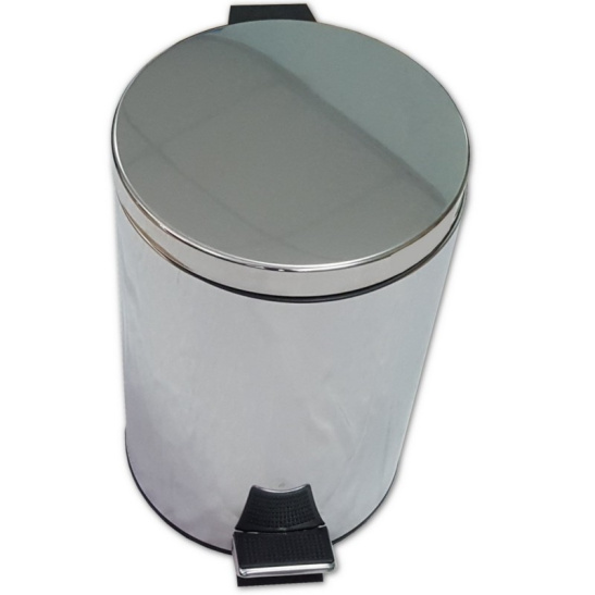 112  ВЕДРО из нерж. стали с педалью круглое 12л Китай