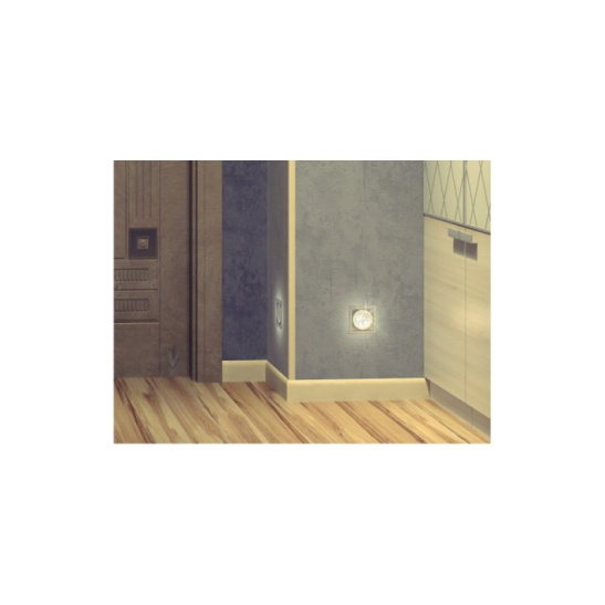 Угол отделочный ПВХ текстурированный 112 ясень серый, 30х30х2700 мм, Rico Moulding