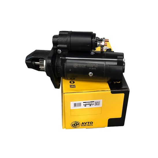 AZF4554 АЕ СТАРТЕР KAМАЗ (двигатели ЕВРО-2,3,4, редукторный) 24 В. 10 зуб (взамен AZF4554) "АВТОЭЛЕКТРИКА"