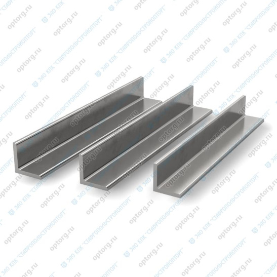 Уголок 25x25x4 мм, L=6 м + н/дл, Ст3сп, ГОСТ 8509-93